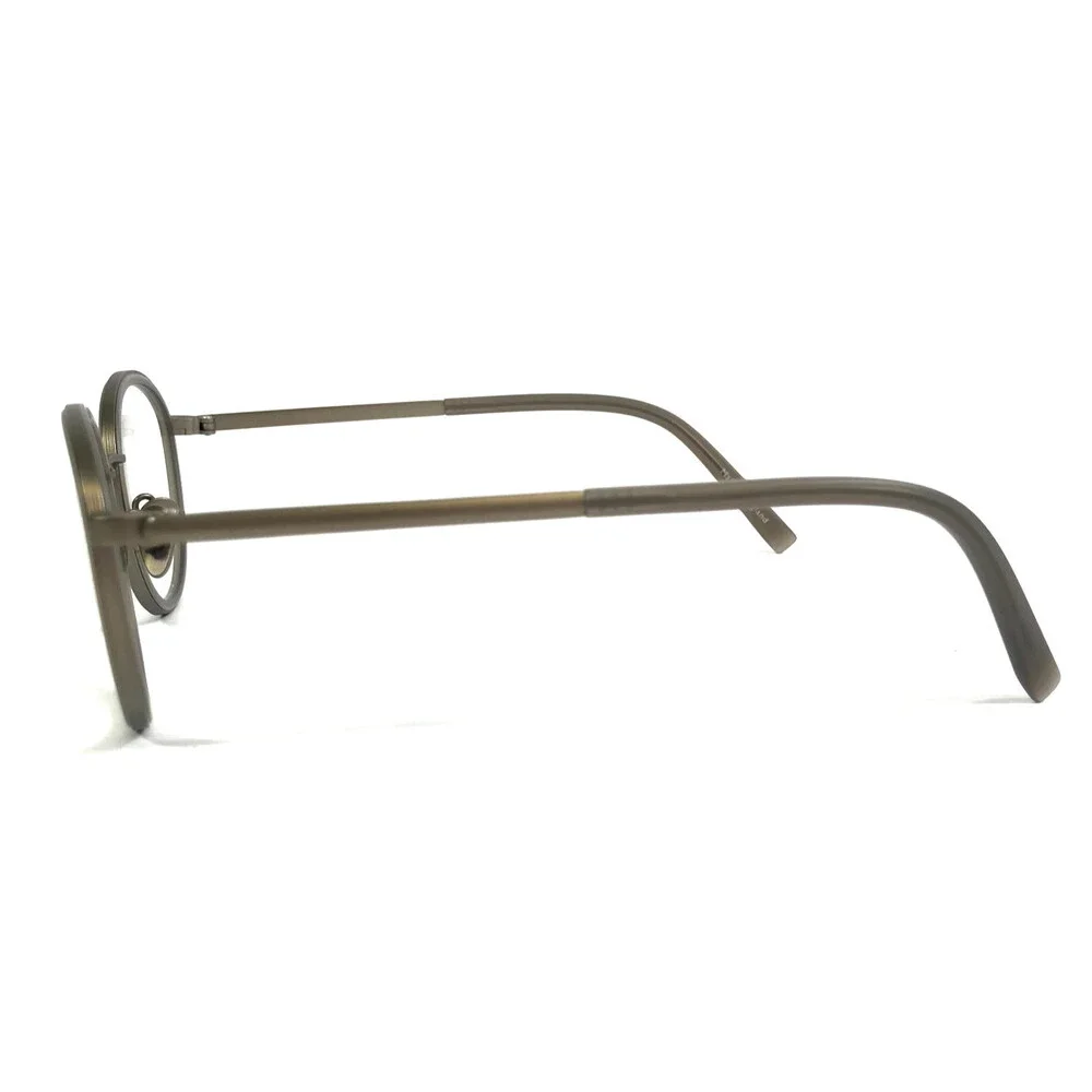 Tom Davies Eyeglasses Frames TD741 Col. 2208 Matte Gray Round Full Rim 47-19-140